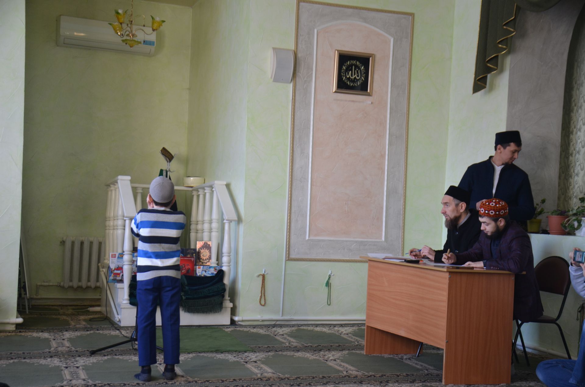 Әгерҗе районы мөхтәсибәте “Нур“ мәчетендә мәзиннәр арасында Азан әйтүчеләр бәйгесе уздырды