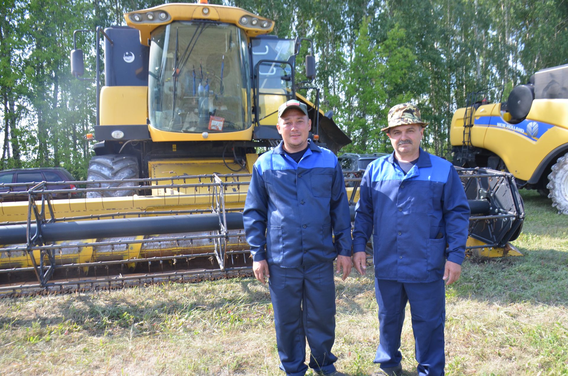 Әгерҗе районында комбайннар парады узды