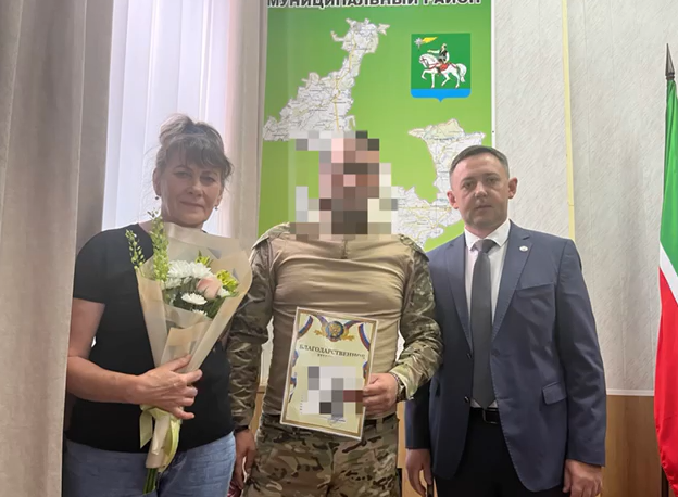 Участники СВО из Агрызского района отмечены командованием Благодарственными письмами