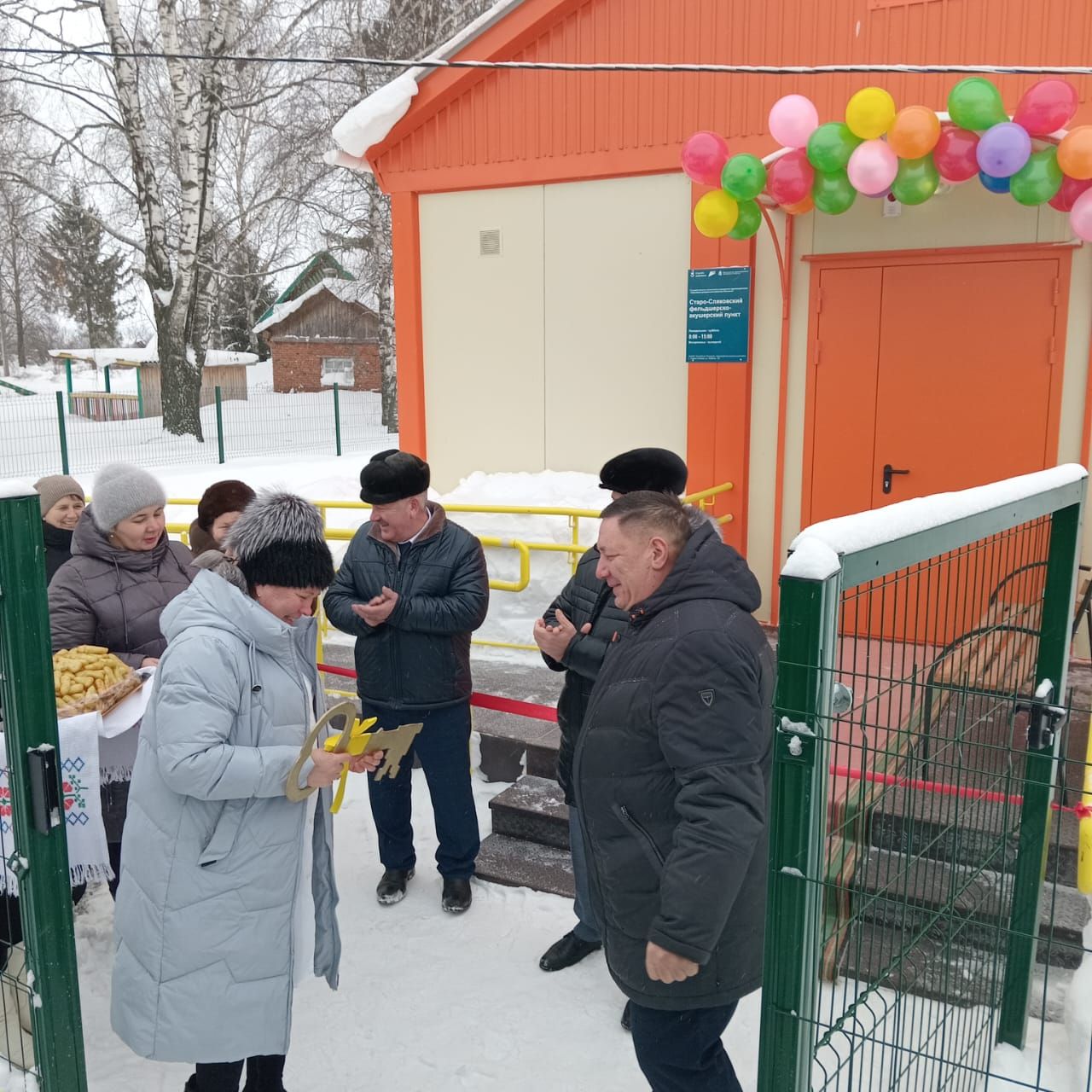 Благодаря Нацпроекту «Здравоохранение» в селе Старое Сляково открылся новый модульный ФАП