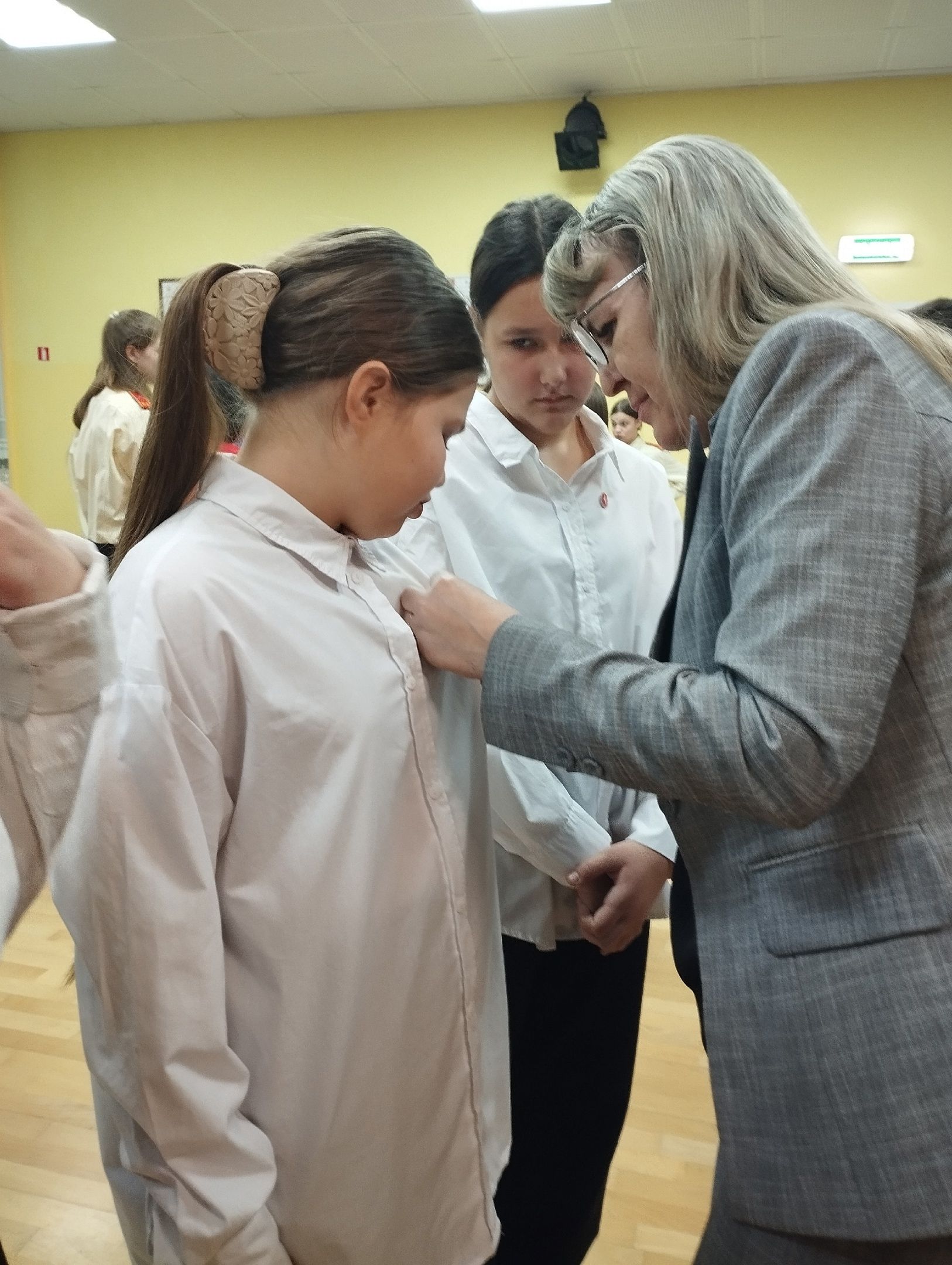 В Агрызе прошла церемония посвящения учащихся в ряды «Движения Первых»