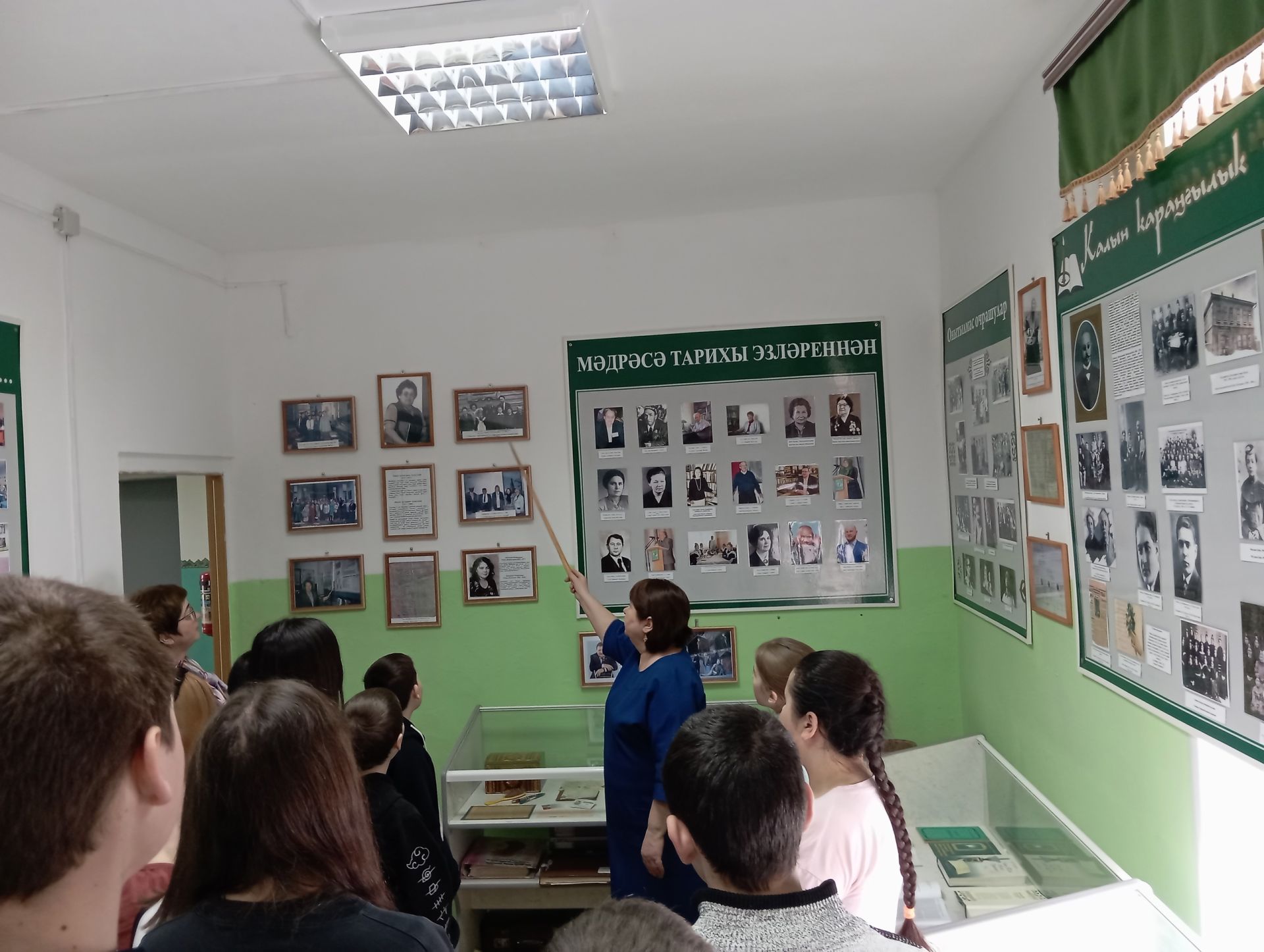 Иж-Бубый мәктәп тарихы музеенда Кичкетаң һәм Тирсә мәктәпләре укучылары кунакта булдылар
