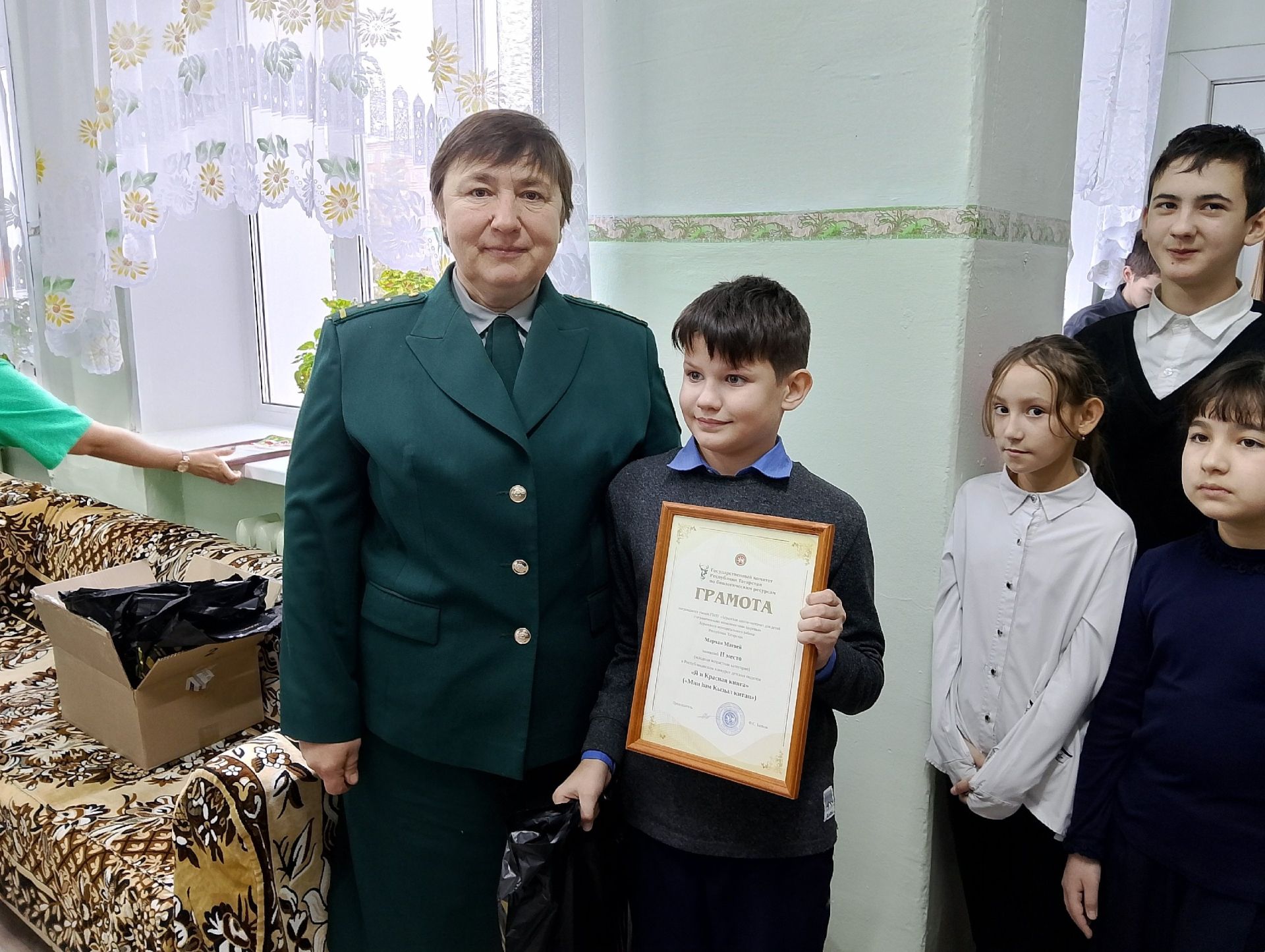 В Агрызской школе-интернате прошла встреча с экологами заказника Кичке-Тан
