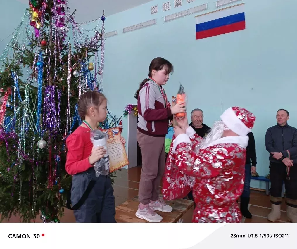 В Кулегаше проведены ежегодные соревнования на приз Деда Мороза среди учащихся 1-4 классов