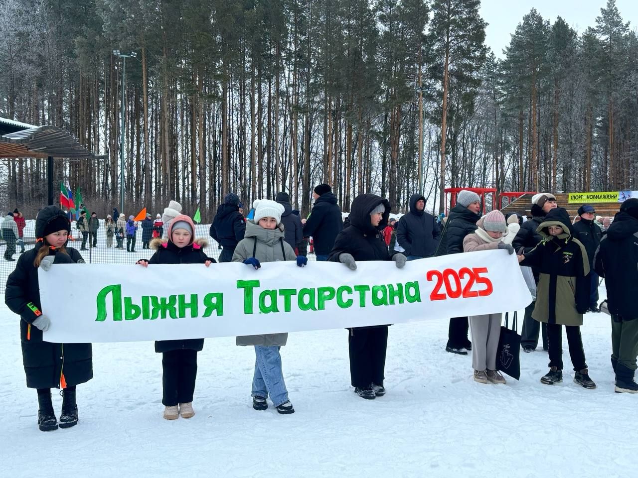 Агрызцы массово присоединились к соревнованиям «Лыжня Татарстана - 2025»