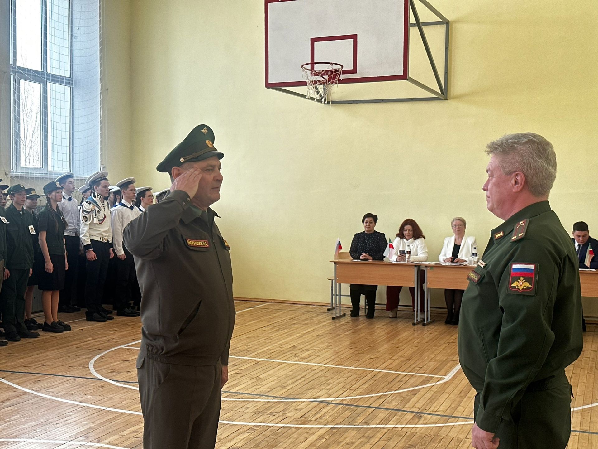 В Кучуковской школе состоялся военно-спортивный смотр-конкурс