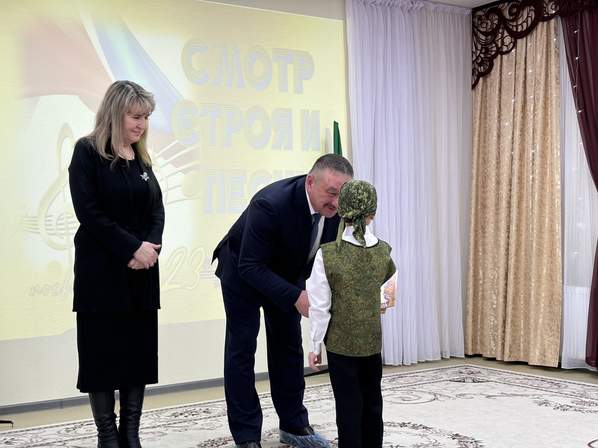 Среди воспитанников детского сада №1 прошел конкурс «Смотра строя и песни»