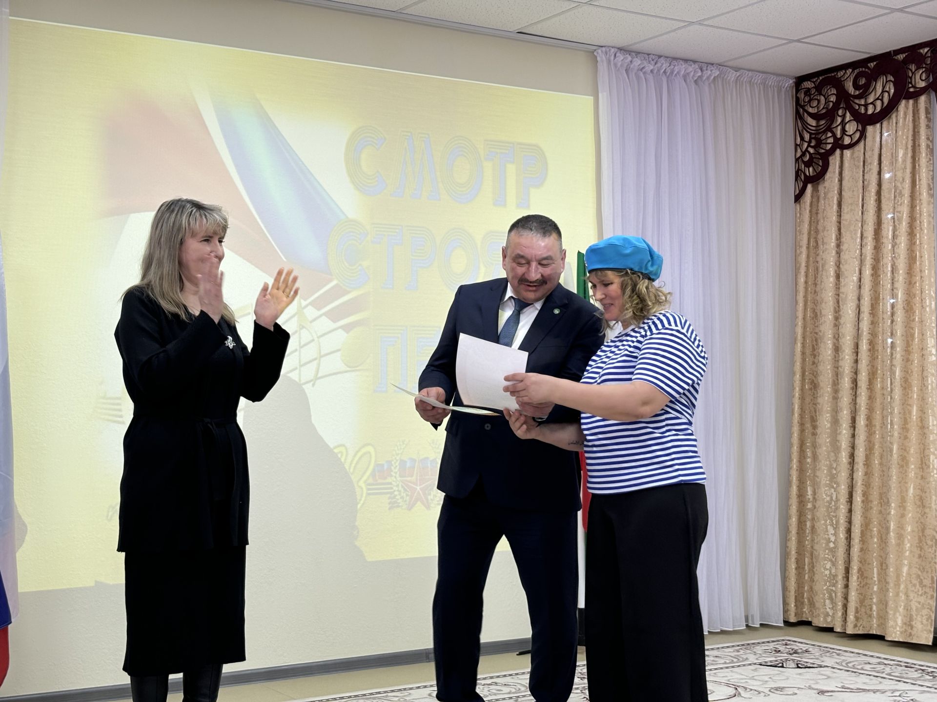 Среди воспитанников детского сада №1 прошел конкурс «Смотра строя и песни»