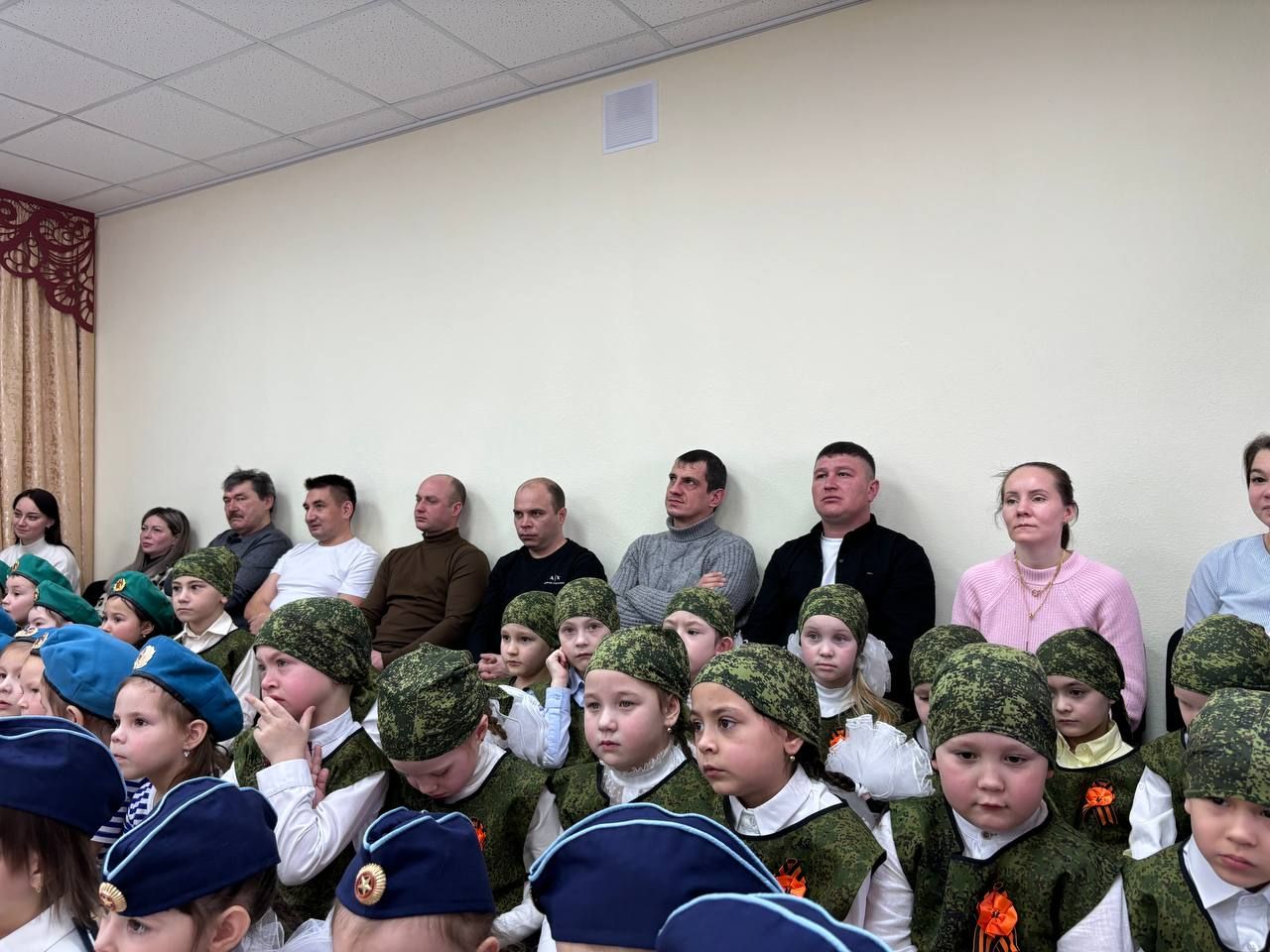 Среди воспитанников детского сада №1 прошел конкурс «Смотра строя и песни»