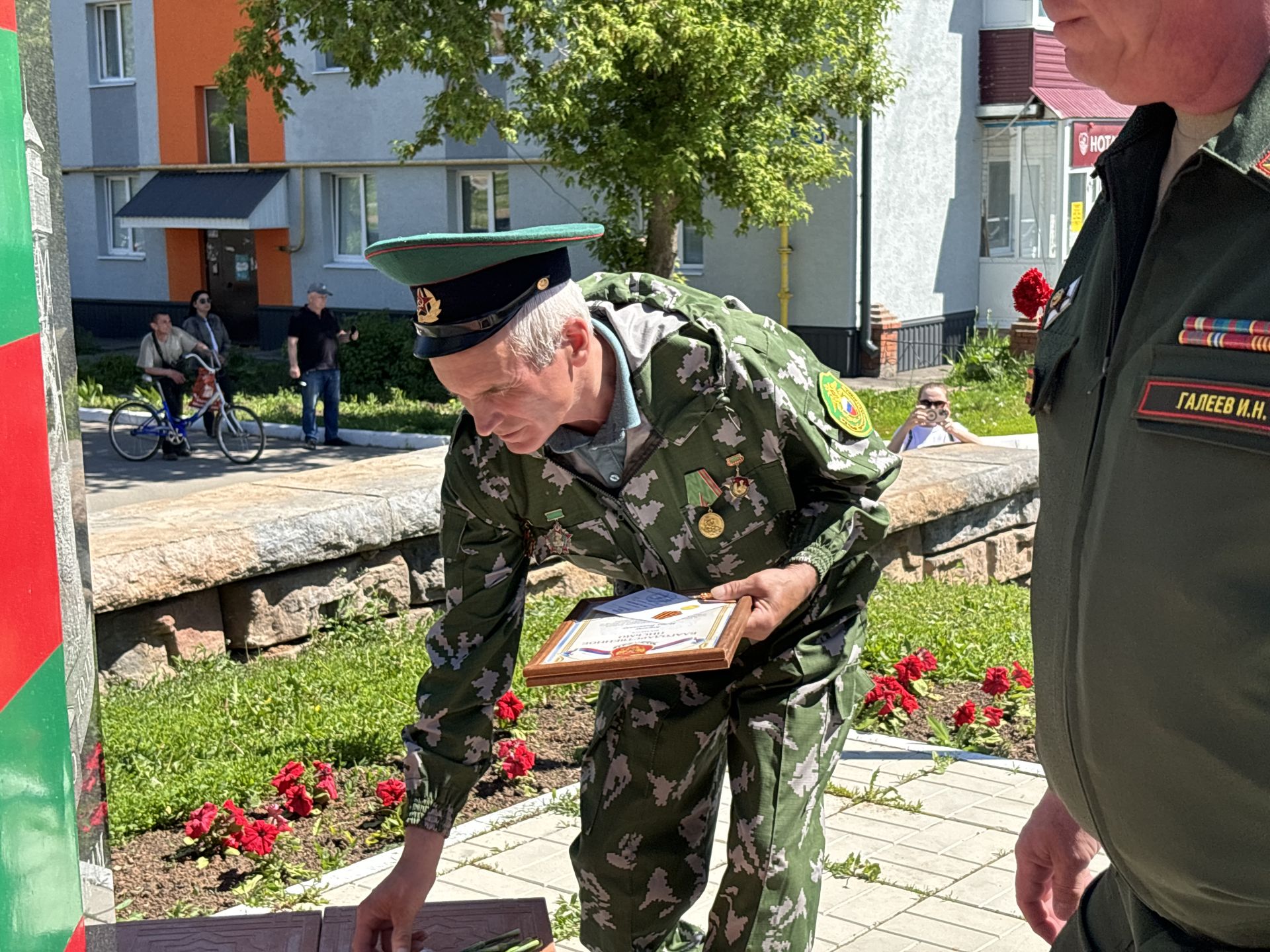 Торжественное мероприятие в честь 107-й годовщины пограничных войск России прошло в Агрызе