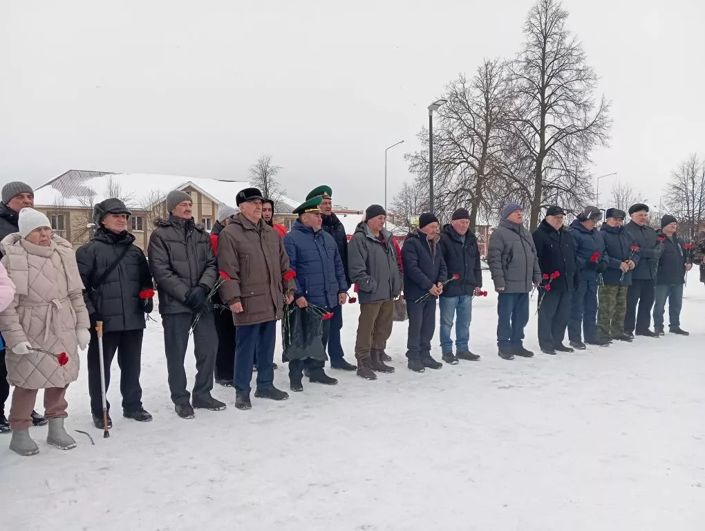 Агрызские ветераны-афганцы собрались на митинг в Сквере Победы