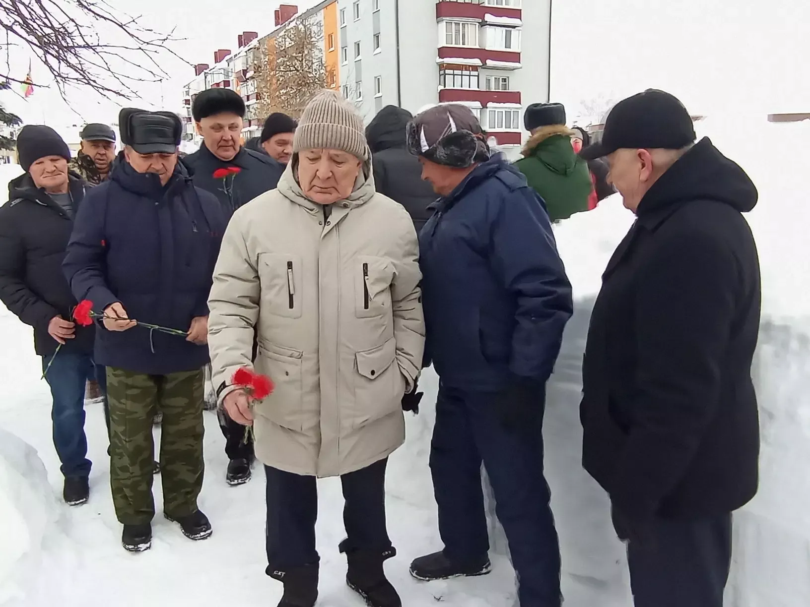 Агрызские ветераны-афганцы собрались на митинг в Сквере Победы