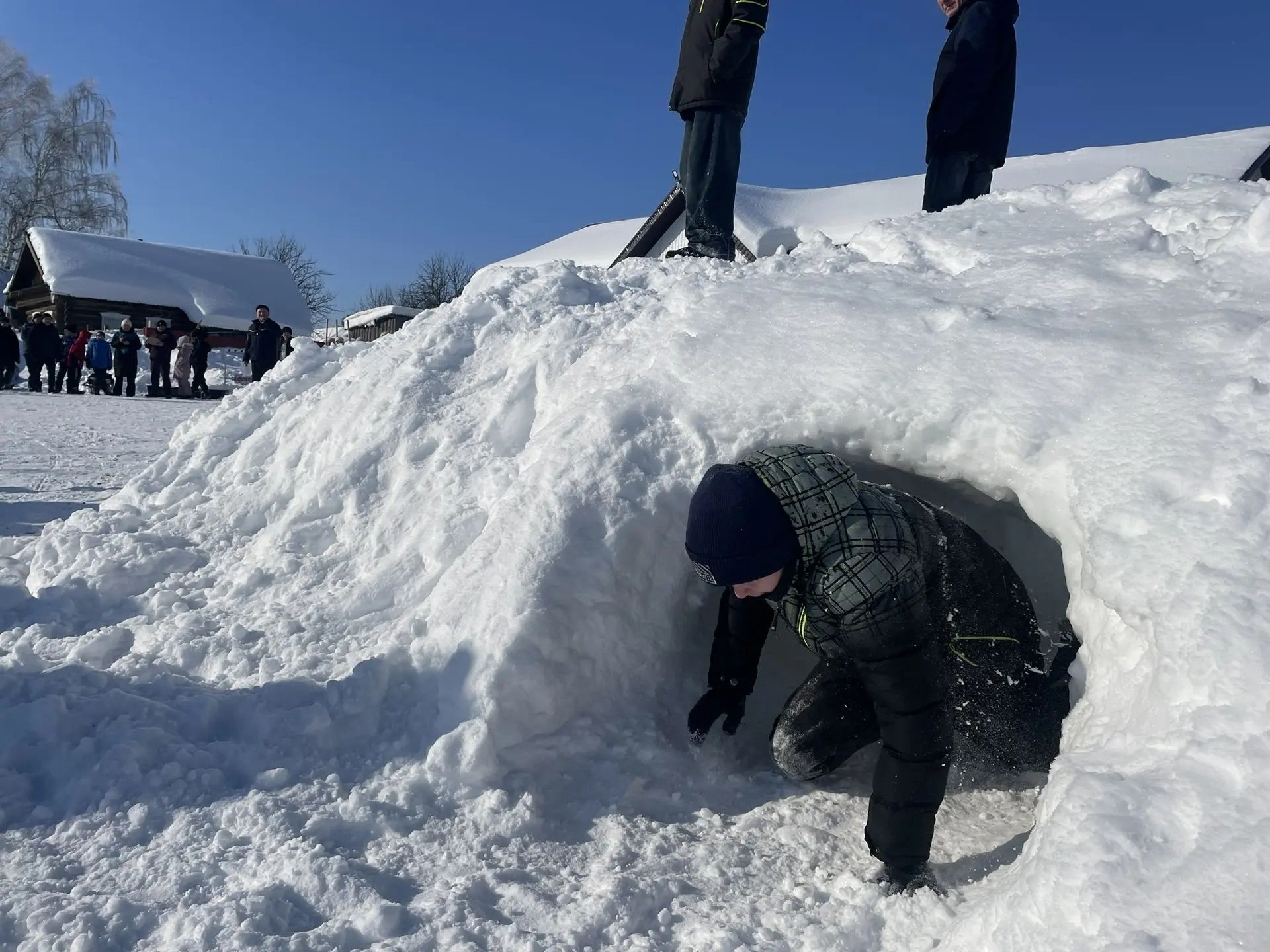 В Пелемеше весело проводили Масленицу и сыграли в «Зарницу»