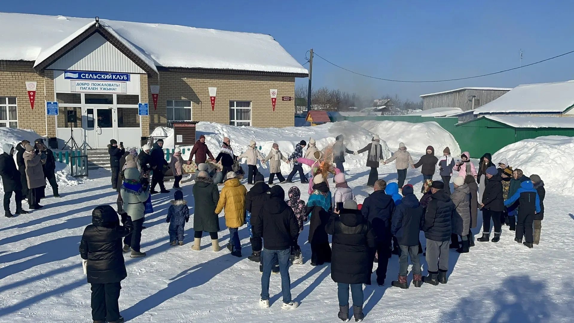 В Пелемеше весело проводили Масленицу и сыграли в «Зарницу»