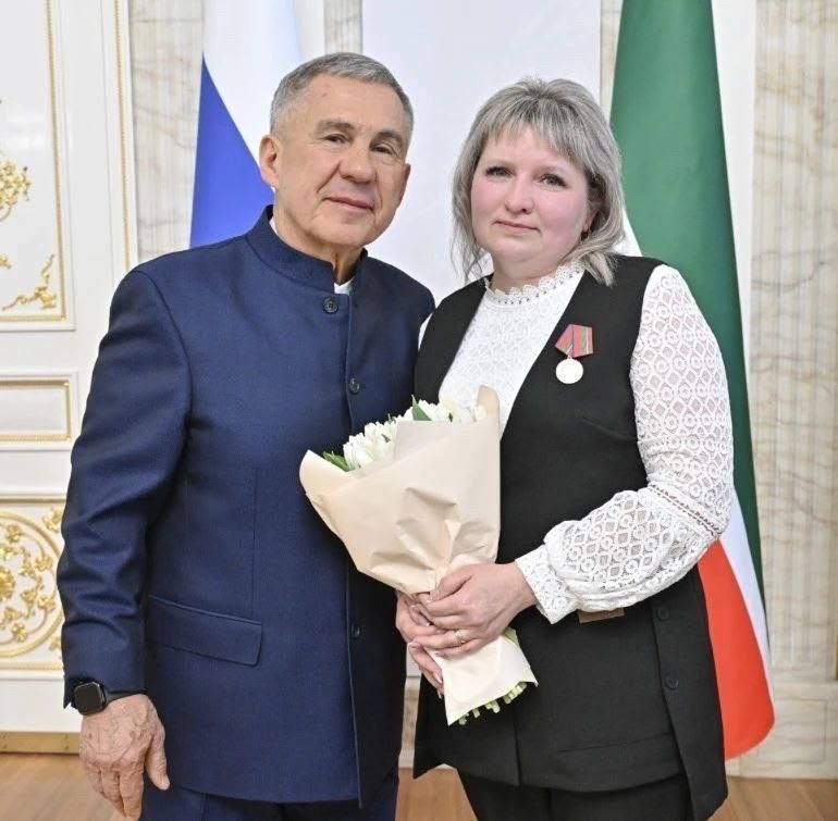 Ирина Юсупова из Агрыза отмечена наградой в Казанском Кремле