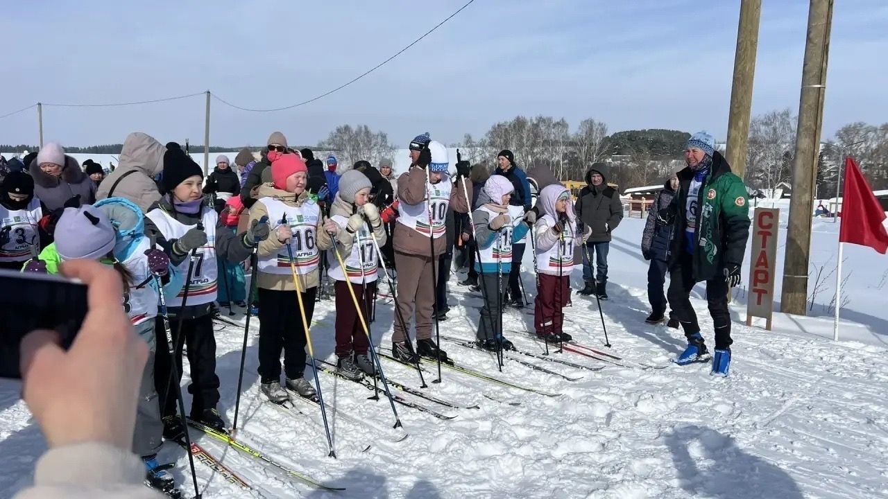В Кулегаше состоялась «Мари лыжня» памяти участников СВО