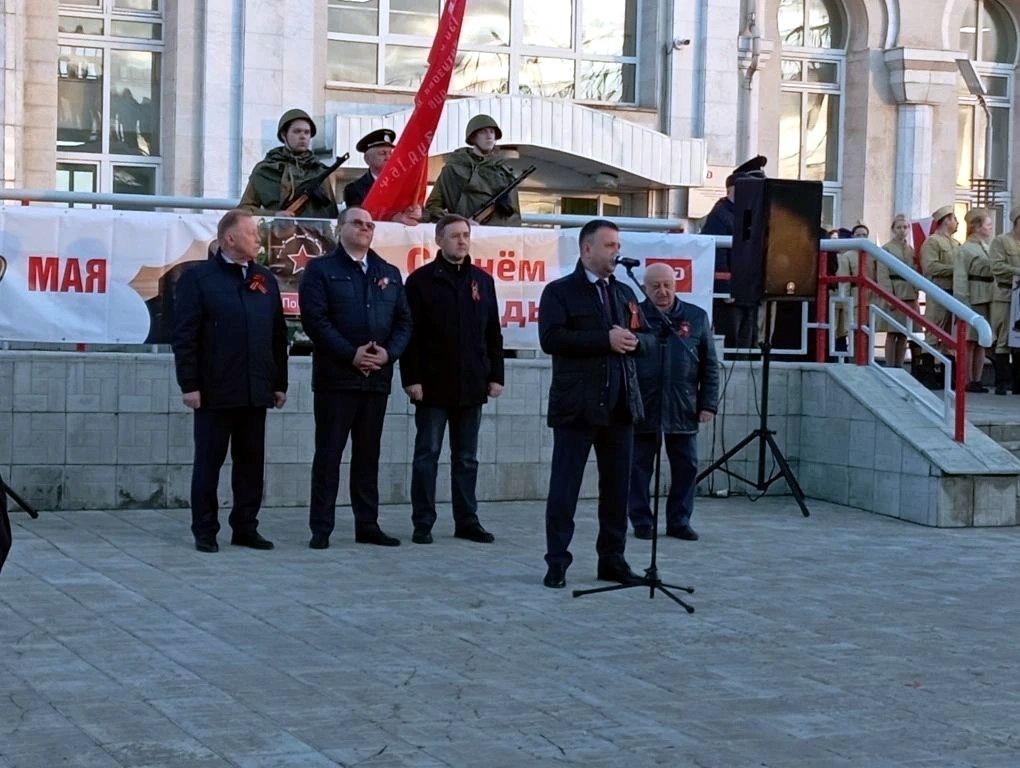В Агрызе торжественно встретили «Поезд Победы»