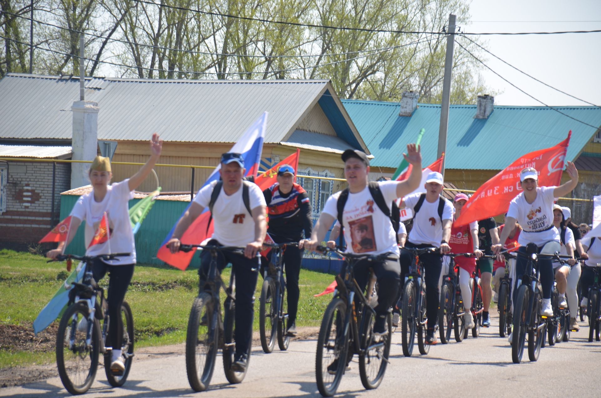 В Агрызском районе состоялся велопробег «Марш Единства: Доблесть поколений»