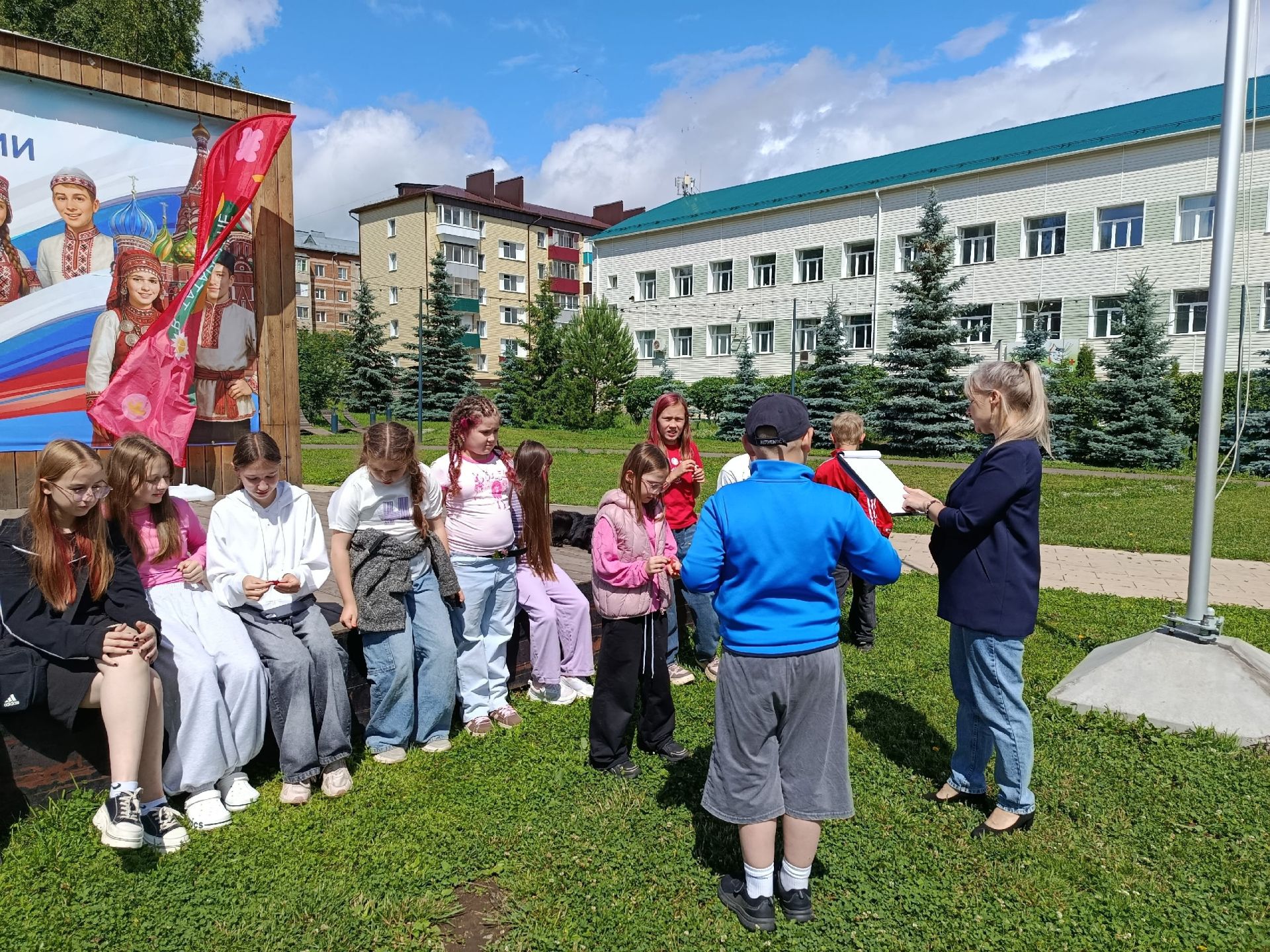 В парке РДК провели информационный час о здоровом образе жизни для детей