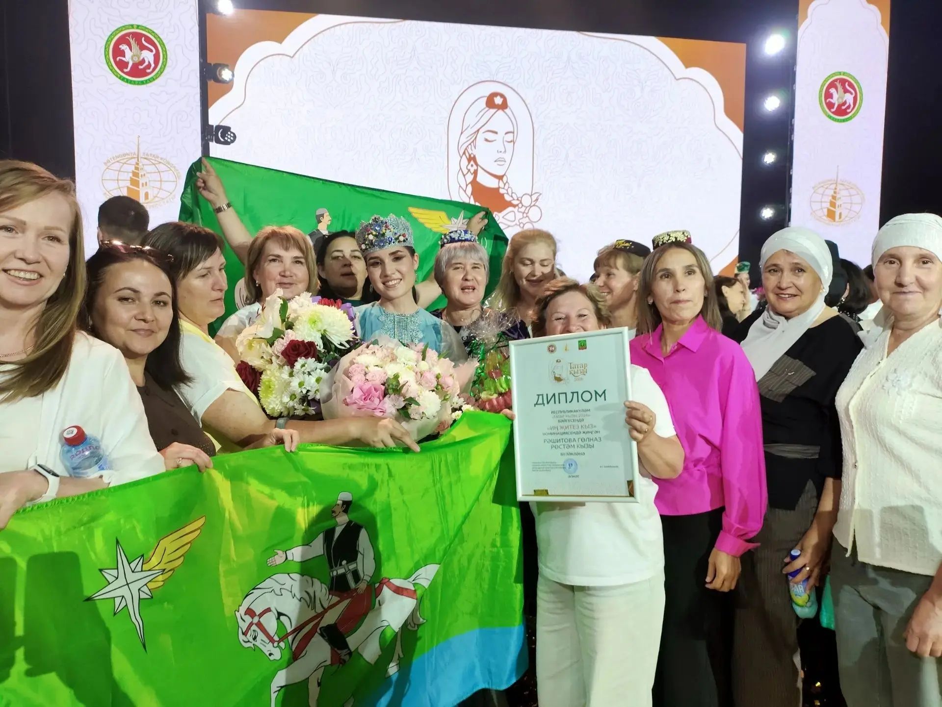 Гөлназ Рәшитова «Татар кызы» бәйгесендә Әгерҗе районы данын яклады