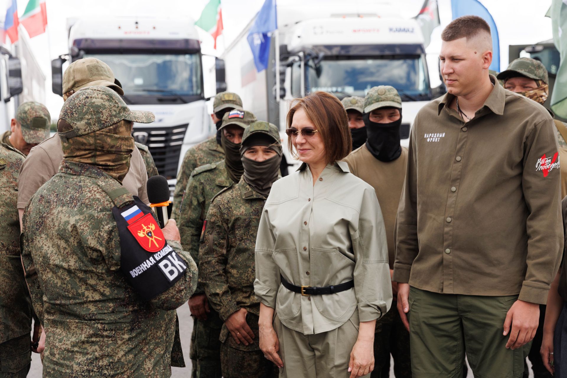 Альфия Когогина доставила очередной гуманитарный груз в зону СВО