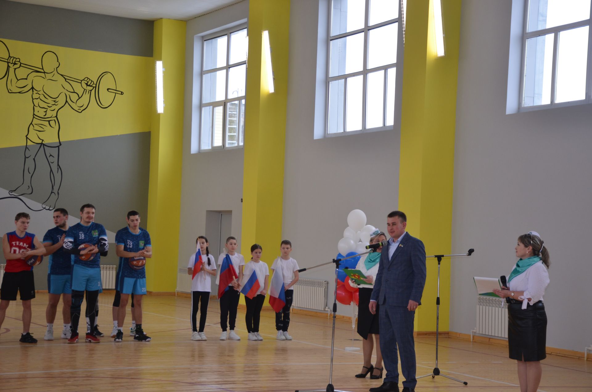 Открытие Спортивного комплекса в селе Терси