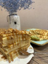 Блины с манной крупой на Масленицу