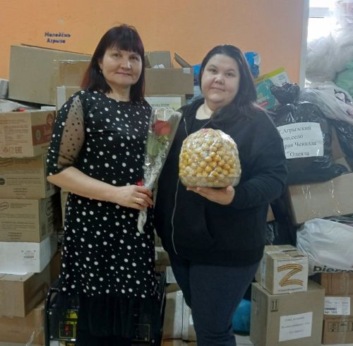 Алсу Муллахмәтова махсус хәрби операциядә катнашучыларга гуманитар ярдәмне җыю һәм җибәрү өчен зур көч куя