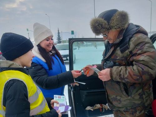 Стань заметней на дороге: в Агрызе прошла акция по безопасности