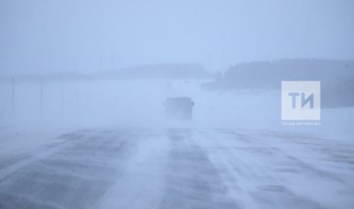 В Татарстане ожидаются метель и ухудшение видимости до 1000 метров