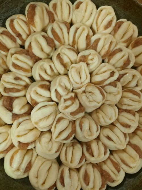 Фаршированная курица и пирог «Хризантема»