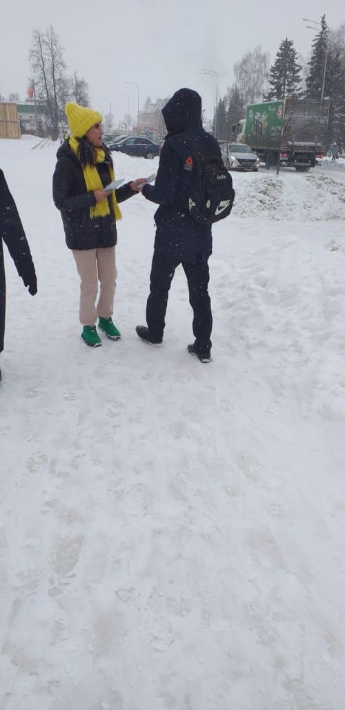 Сегодня в Агрызе прошла акция «Стоп ВИЧ/СПИД»