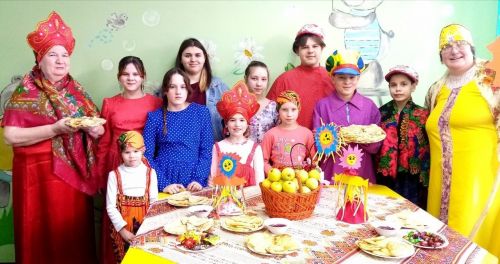 В приюте «Ласка» отпраздновали Масленицу