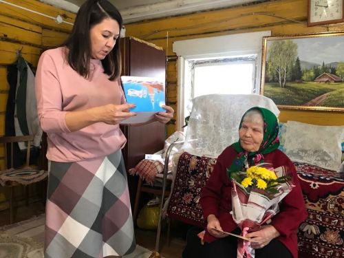 Ветеран войны и труженик тыла Ксения Рыболовлева отметила 95-летний юбилей