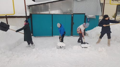 Воспитанники приюта «Ласка» помогают своим подшефным пенсионерам