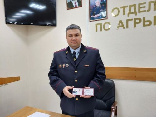 Экс-начальник отдела МВД Россси по Агрызскому району будет работать в Менделеевске