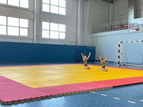 Сегодня в Агрызе проходит Межрегиональное Первенство по аэробике и акробатике