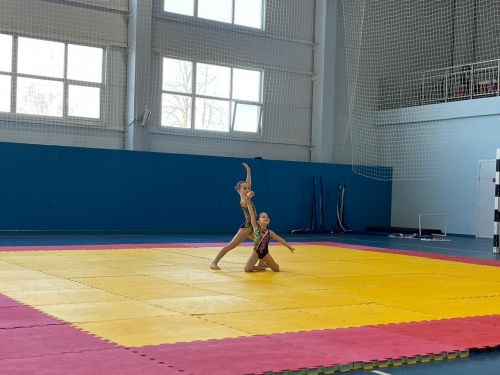 Сегодня в Агрызе проходит Межрегиональное Первенство по аэробике и акробатике