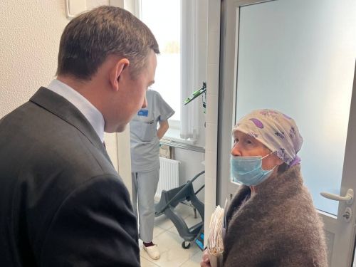 Ленар Нургаянов с рабочим визитом посетил поликлинику