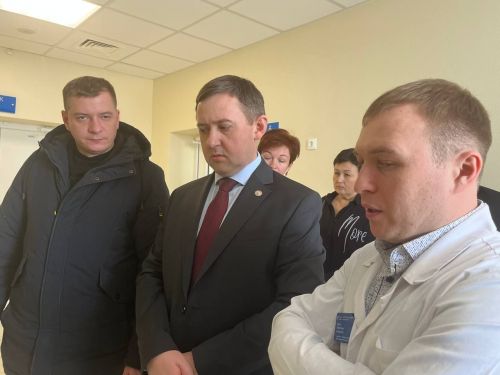 Ленар Нургаянов с рабочим визитом посетил поликлинику