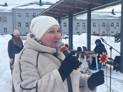 На Привокзальной площади Агрыза отметили Масленицу (ФОТО)