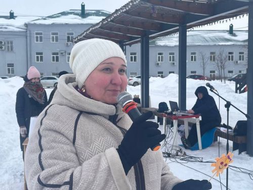 На Привокзальной площади Агрыза отметили Масленицу (ФОТО)