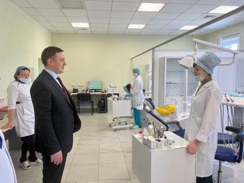 Ленар Нургаянов с рабочим визитом посетил поликлинику