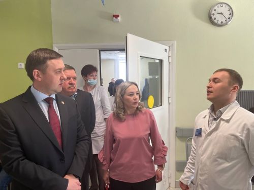 Ленар Нургаянов с рабочим визитом посетил поликлинику