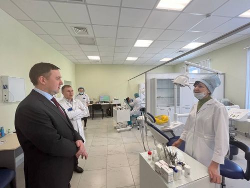 Ленар Нургаянов с рабочим визитом посетил поликлинику