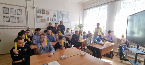 В школе-интернате прошел урок по ПДД
