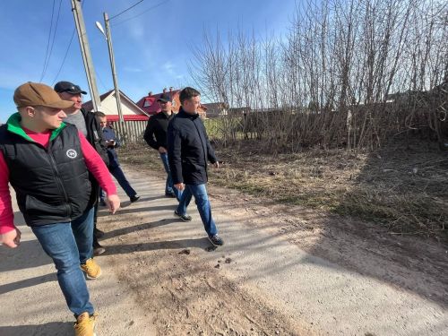 Ленар Нургаянов провел пешее совещание по нижней части Агрыза (ФОТОРЕПОРТАЖ)