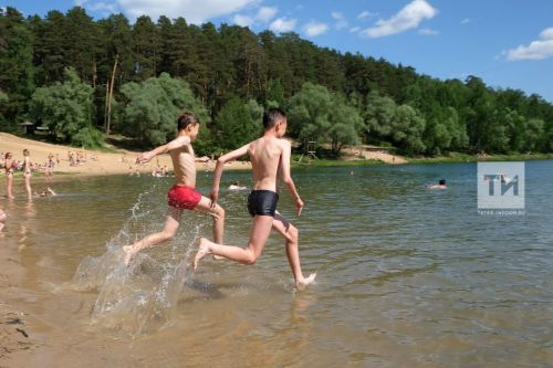 МЧС по РТ работает по созданию пляжа в Агрызском районе