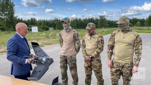 Татарстан передал бойцам «Алга» и «Тимер» боевые дроны