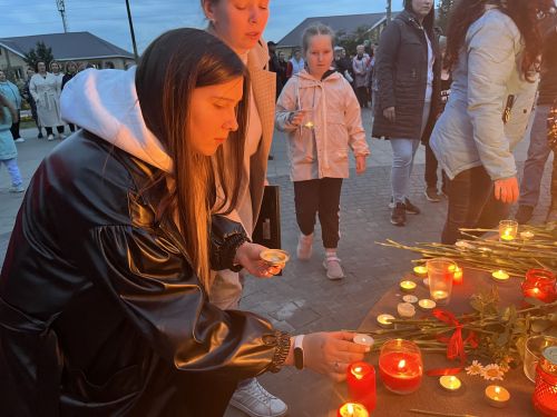На площади Победы в Агрызе прошла акция «Свеча Памяти»